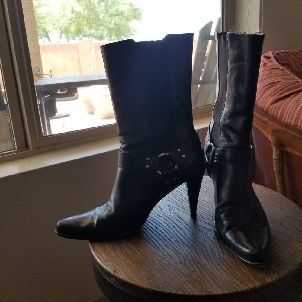 Black heels